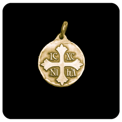 The Fifth Crusader Pendant in Gold - SPQR SHOP