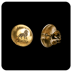 Legio Gemina XIIII, Lapel Pin in Gold - SPQR SHOP