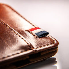 Brown Leather Wallet - SPQR SHOP