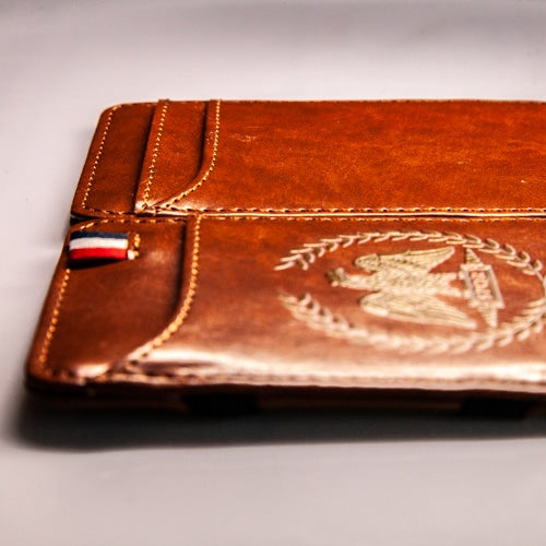 Brown Leather Wallet - SPQR SHOP