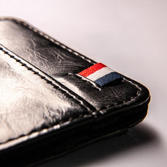 Black Leather Wallet - SPQR SHOP