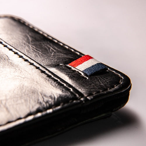 Black Leather Wallet - SPQR SHOP
