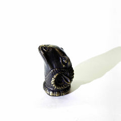Ritual Cane end, Ram head - SPQR SHOP