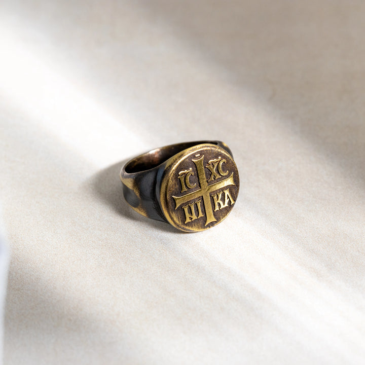 VICTORY OF CHRIST RING – IC XC NIKA CROSS