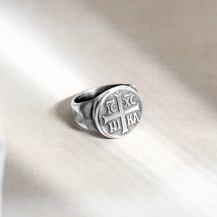 VICTORY OF CHRIST RING – IC XC NIKA CROSS