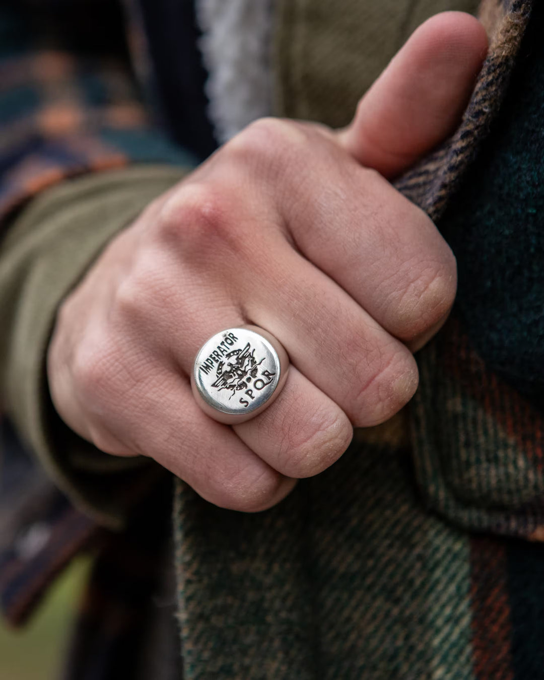 Imperator SPQR worn on hand - SPQR SHOP