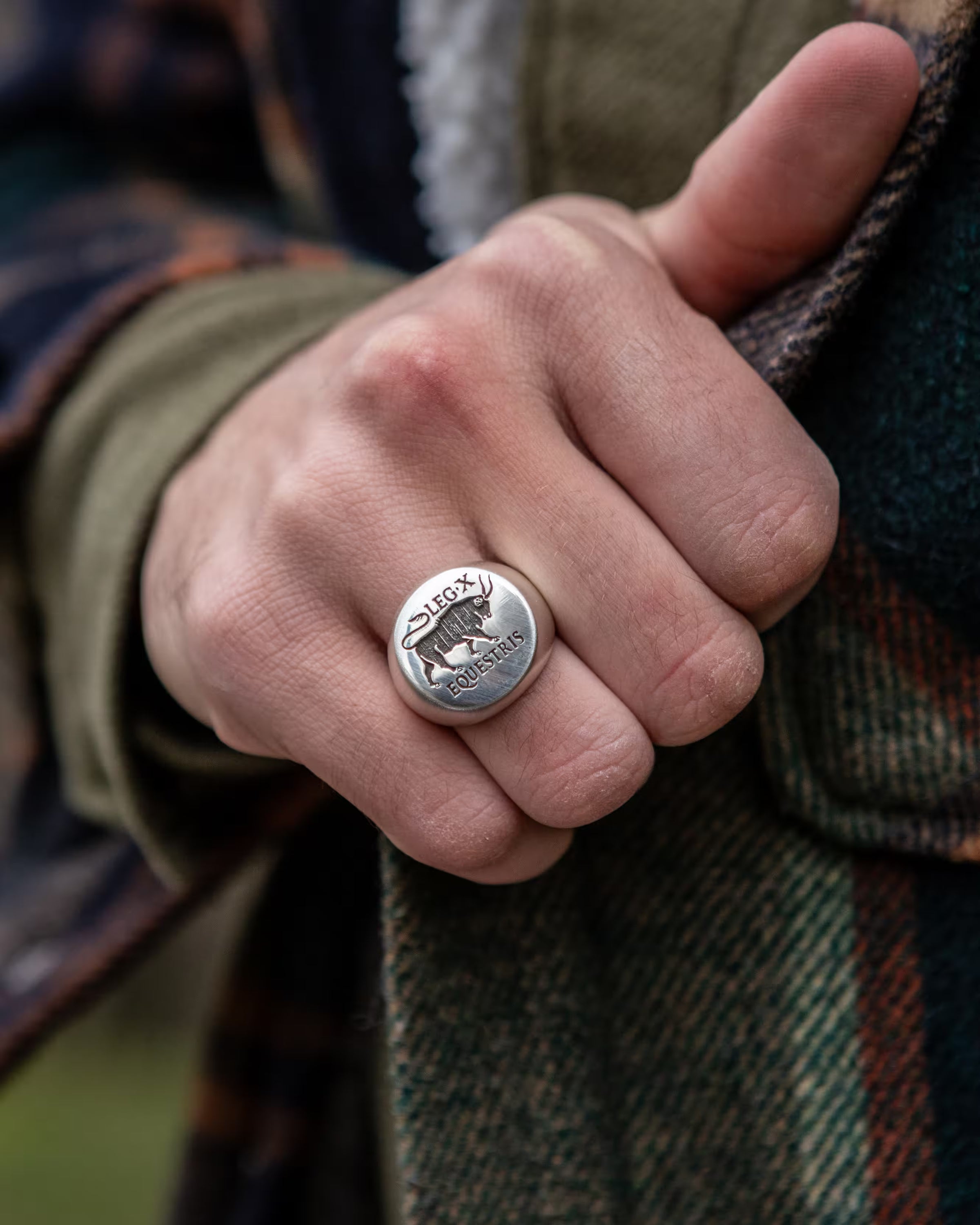 Legio X Equestris worn on hand - SPQR SHOP
