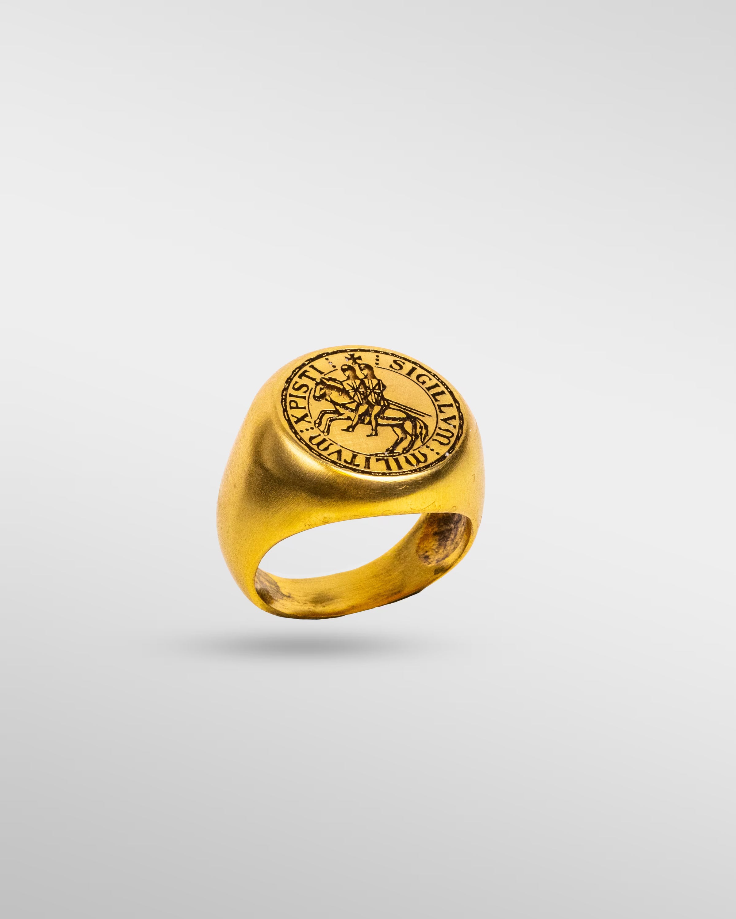 Cristian Warrior - Sigillum Militum Xpisti Knights Templar Crusader in Gold - SPQR SHOP