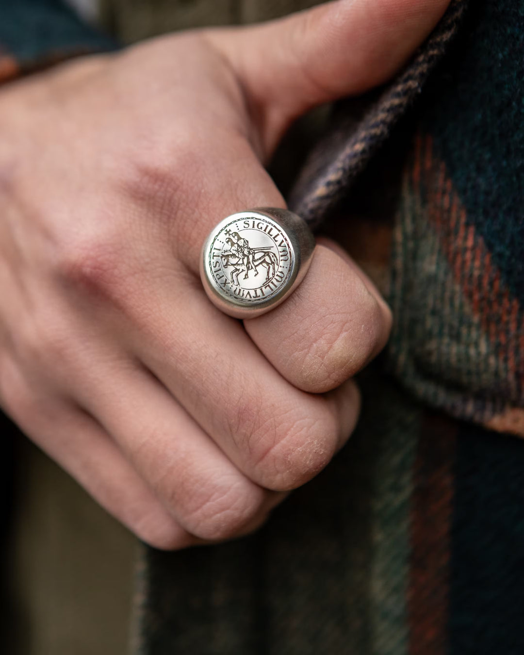 Cristian Warrior - Sigillum Militum Xpisti Knights Templar Crusader worn on hand - SPQR SHOP