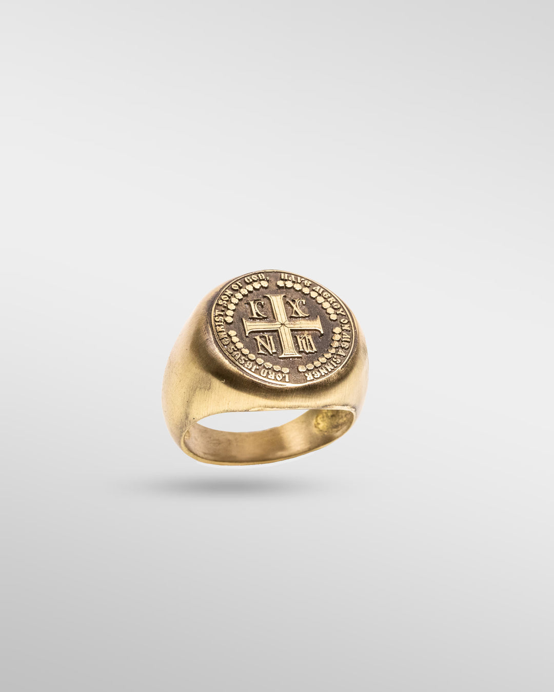 The Seal of Faith - Crusader Ring in Bronze - SPQR SHOP