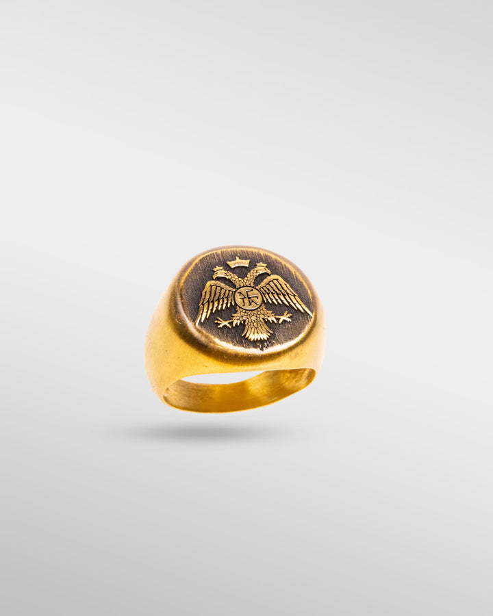 Twin Roman Eagle in Gold - SPQR SHOP