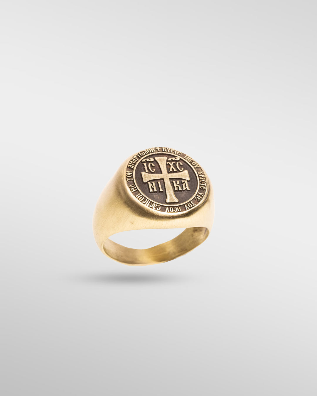 The Victory of Christ - Crusader Ring in Bronze - SPQR SHOP