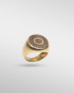 The Glory of God - IHS Ring in Bronze - SPQR SHOP