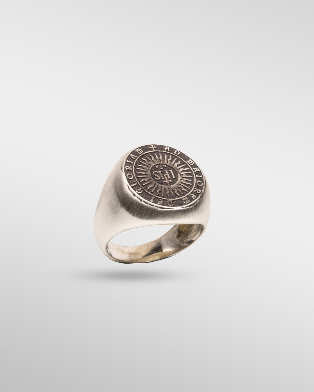 The Glory of God - IHS Ring in Silver - SPQR SHOP