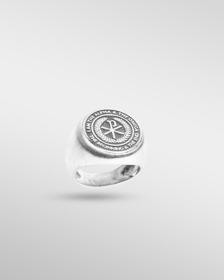 Chi Rho Alpha Omega in Silver - SPQR SHOP
