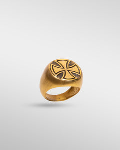 The Second Crusader Ring in Gold - SPQR SHOP