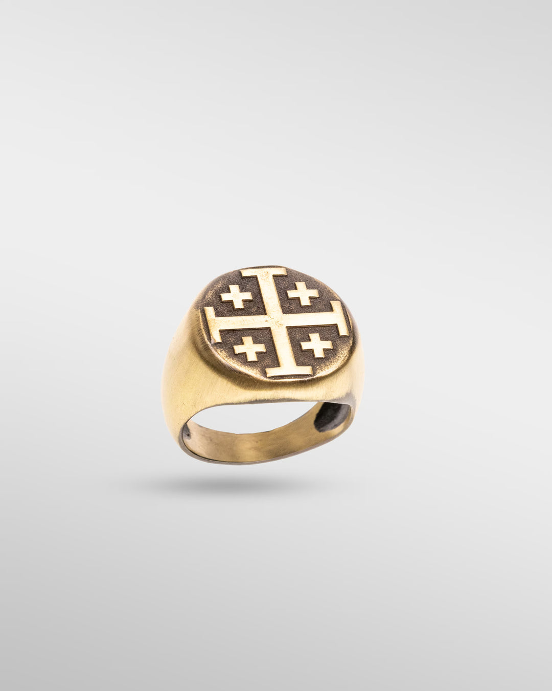 The Third Crusader Ring in Bronze - SPQR SHOP
