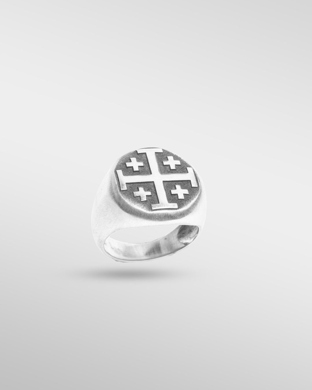 The Third Crusader Ring in Silver - SPQR SHOP