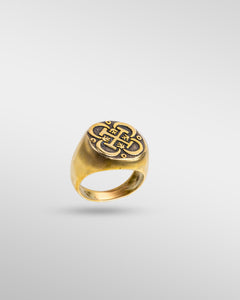 The Forth Crusader Ring in Gold - SPQR SHOP