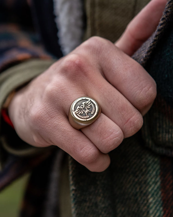 Maiorianus Ring worn on hand - SPQR SHOP