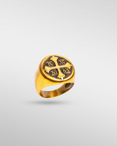 The Fifth Crusader ring in Gold - SPQR SHOP