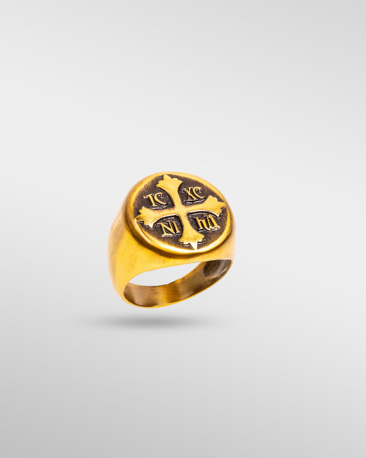 The Fifth Crusader ring in Gold - SPQR SHOP