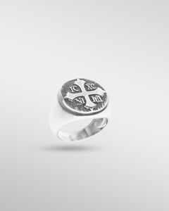 The Fifth Crusader ring in Silver - SPQR SHOP