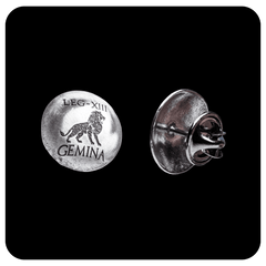 Legio Gemina XIIII, Lapel Pin in Silver - SPQR SHOP