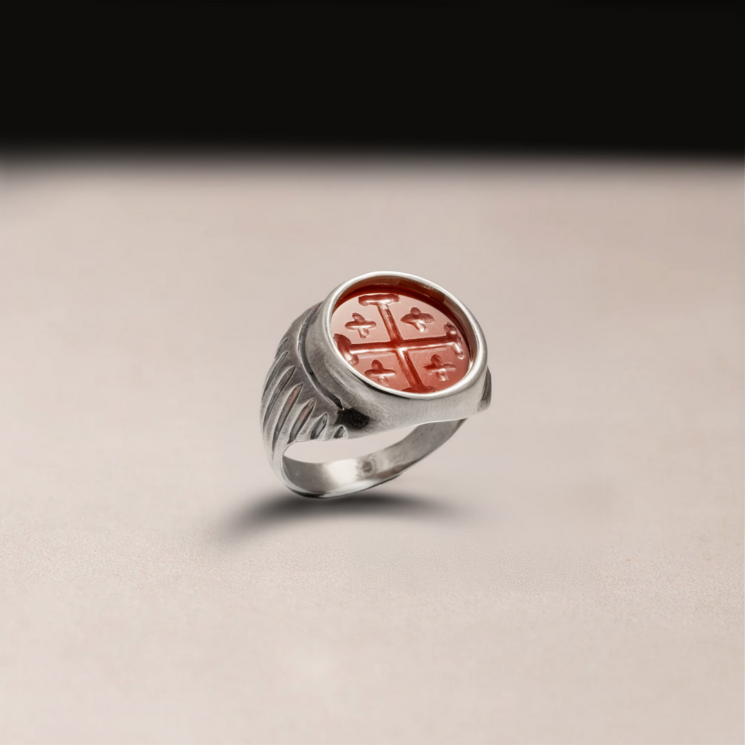 Intaglio Jerusalem Cross 1 of 50