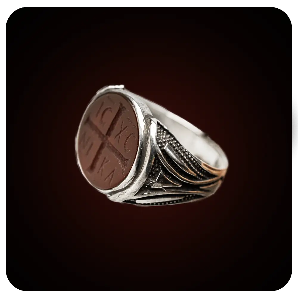 Intaglio Crusader Ring 1 of 50